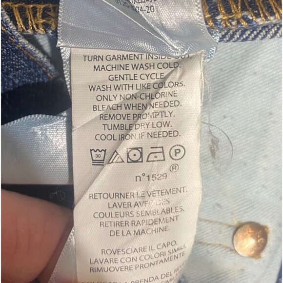 Polo Ralph Lauren Denim Jeans Authentic Dungarees Mens 36x30 Blue Straight Fit C - Picture 7 of 11